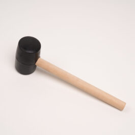 8oz Rubber Mallet Hammer With Wood Handle