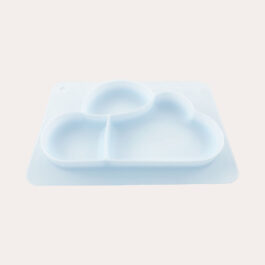 Silicone Kids Plate(Blue,Pink)